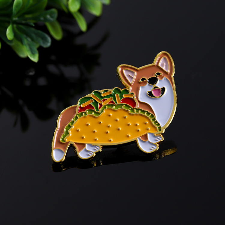Personalized Metal Soft Enamel Dog Pin