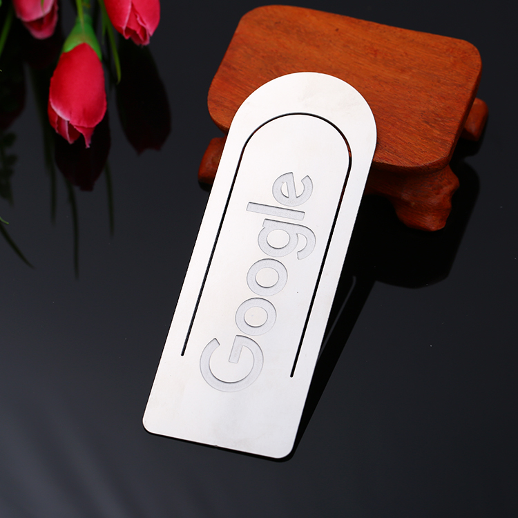 Customized Cool Cut Out Stainless Steel Bookmark for Book