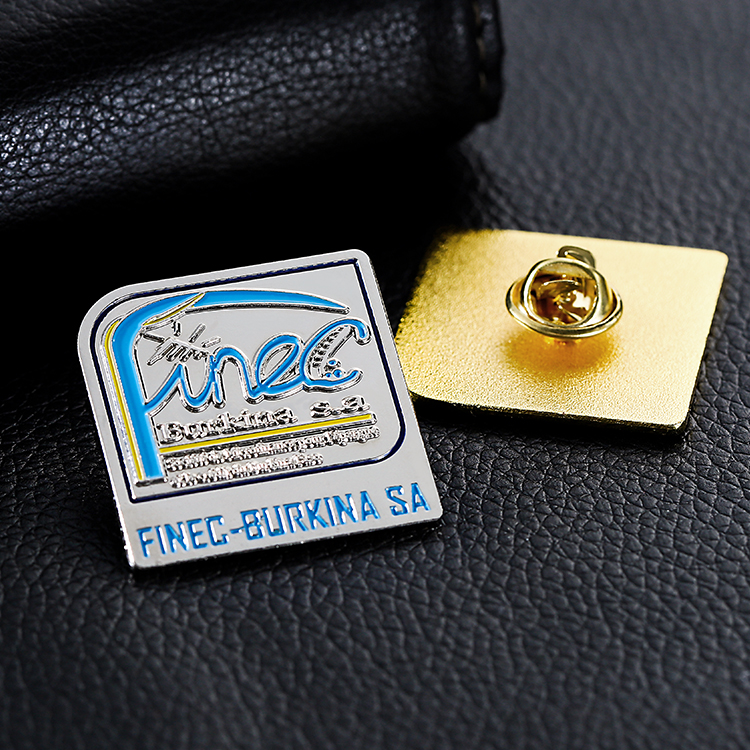 Metal Customized Gold And Silver Sport Pin