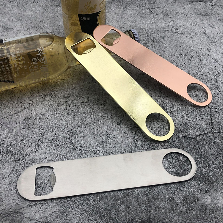 Custom Metal Gold And Rose Gold Bar Blade for Bar