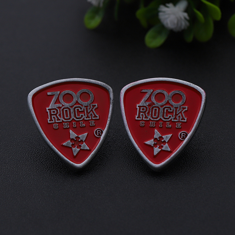 Soft Enamel Die Struck Zook Rock Custom Metal Pin