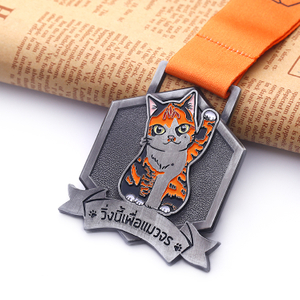 Topend Hanging Generic Kongfu Cat Medal with Lanyards