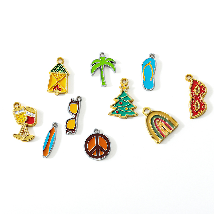 Charm Anime Thick Metal Keychains