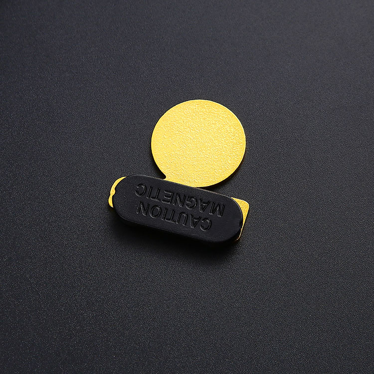 Custom Metal Gold Yellow Magnet Pin