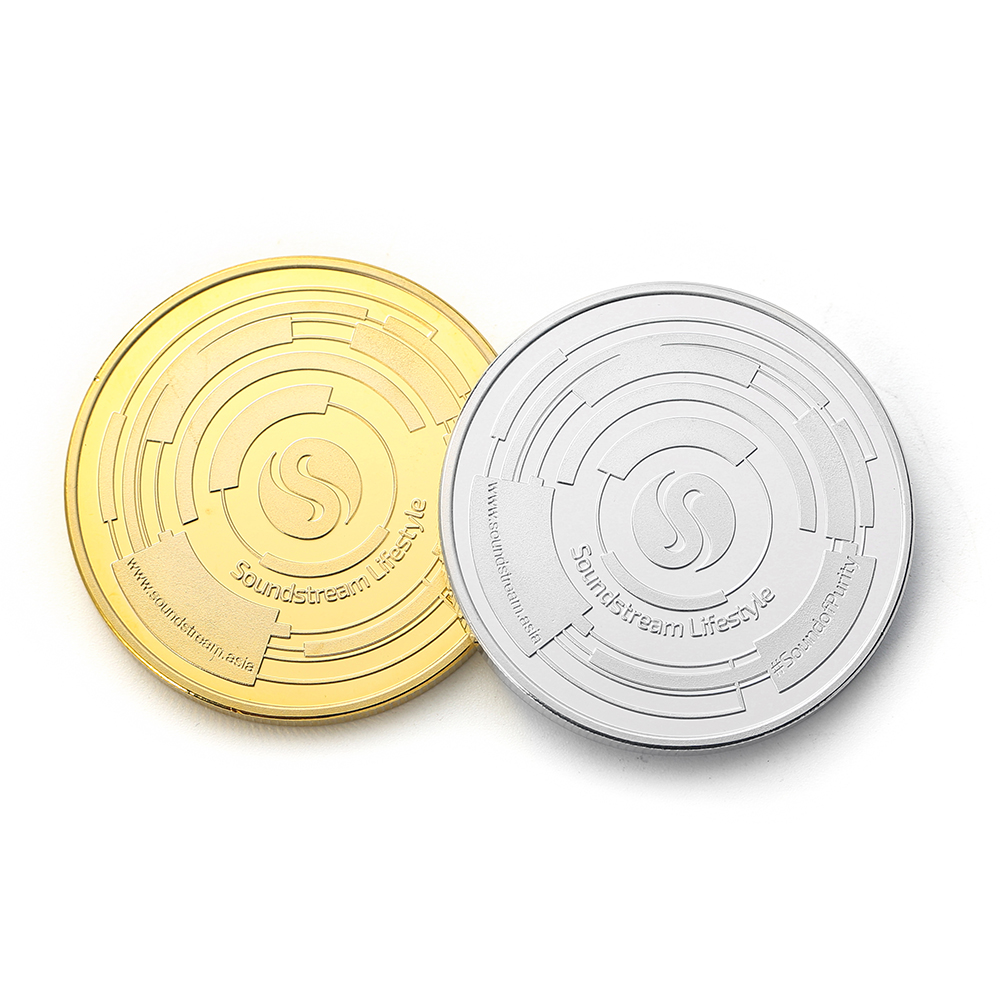 Personalized Stamping Decorative Silver Challenge Coins