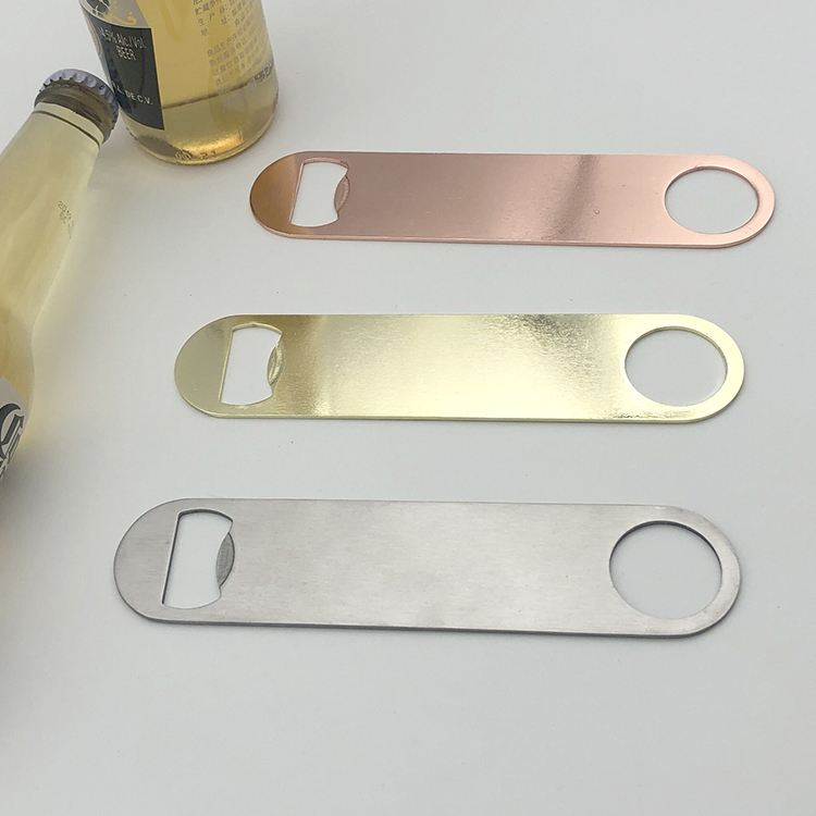 Custom Metal Gold And Rose Gold Bar Blade for Bar