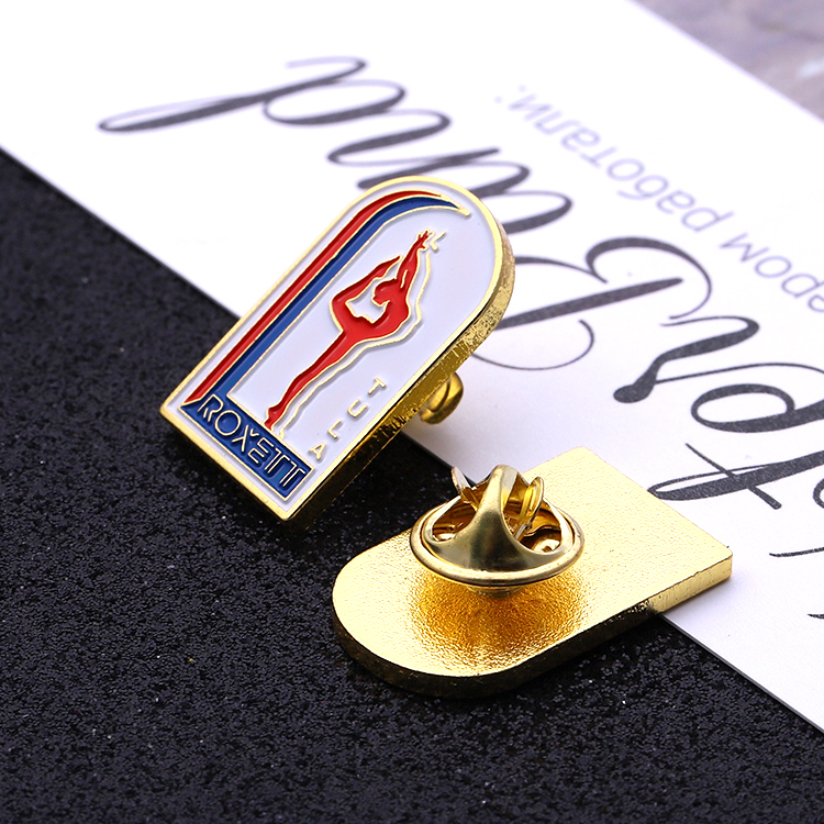 Metal Custom Designed Gold Soft Enamel Dance Pin