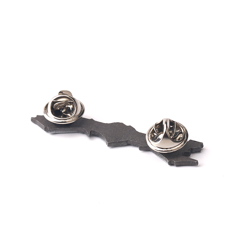 Custom Antique Silver Metal Music Pin for Rock