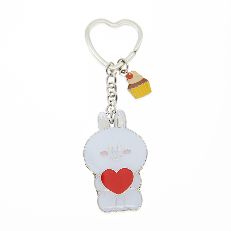 Bunny Anime Gold Metal Keychains