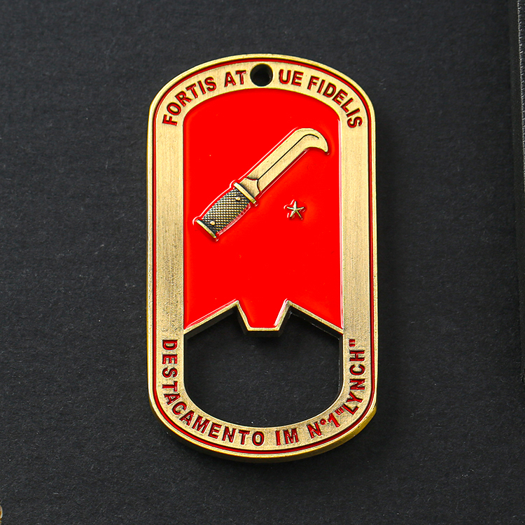 Custom Zinc Alloy Metal 3D Bottle Opener for Beer