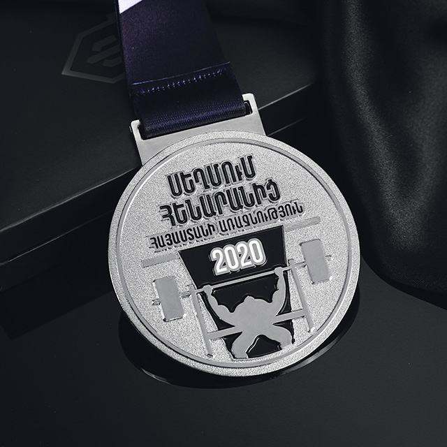 High Quality Metal Powerlifting Medal for Russia