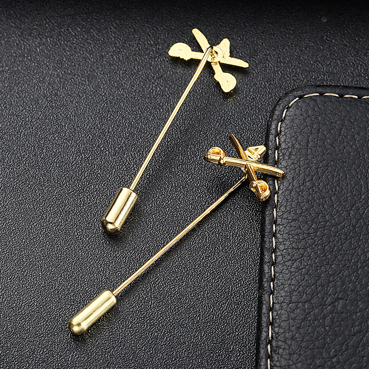 Metal Custom Die Struck Stick Sword Pin