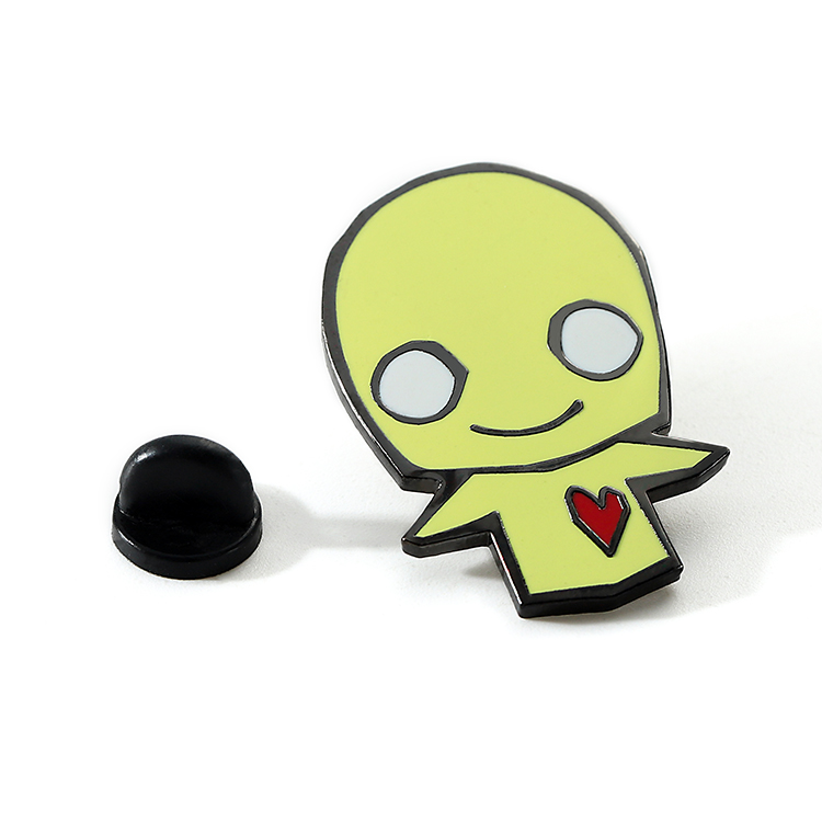 Metal Customized Black Pon And Zi Hard Enamel Pin